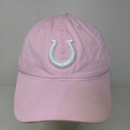 Reebok NFL Girl's Slideback Hat Pink OSFA Indianapolis Colts Embroidered Logo