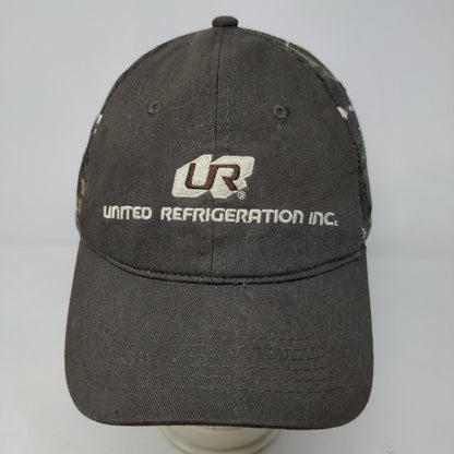 United Refrigeration Men's Strapback Hat Camo Adjustable Embroidered Logo