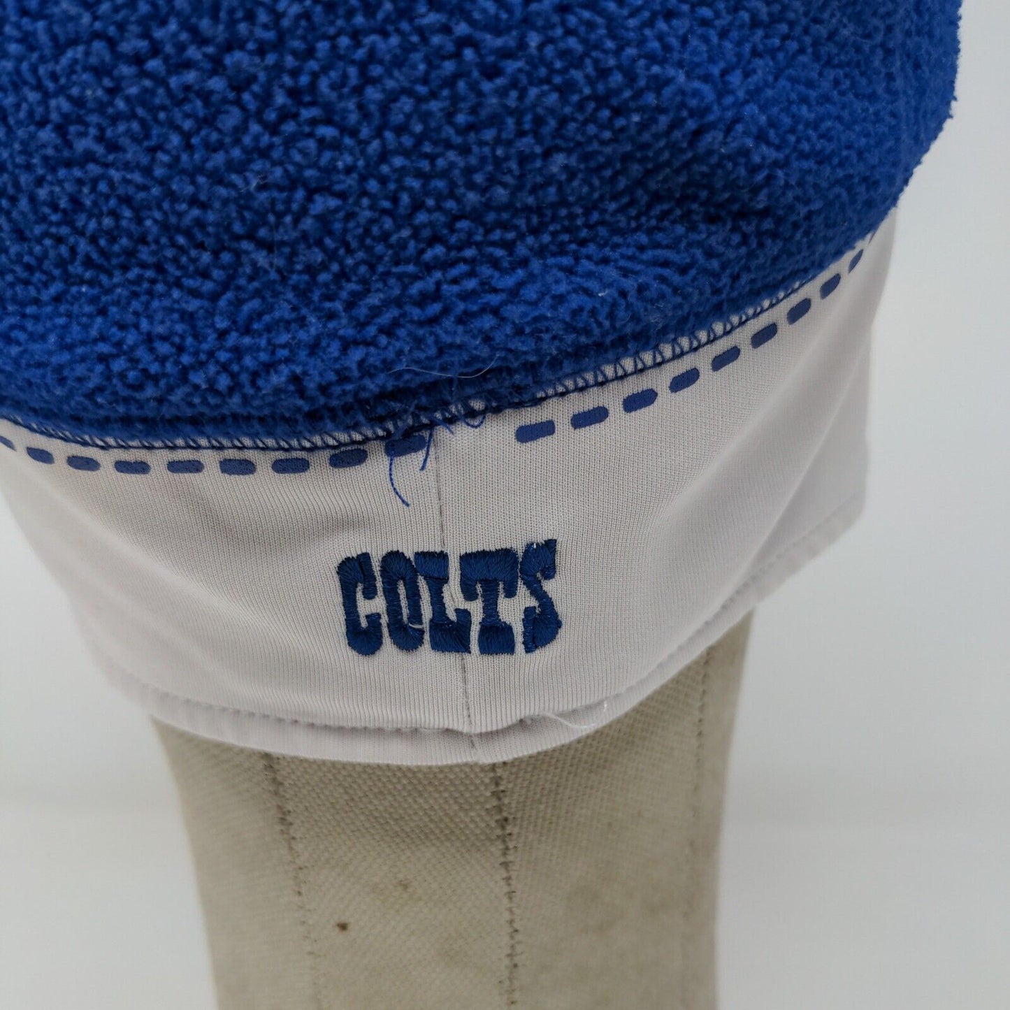 NFL Team Apparel Indianapolis Colts Blue White Stocking Cap Beanie Hat One Size
