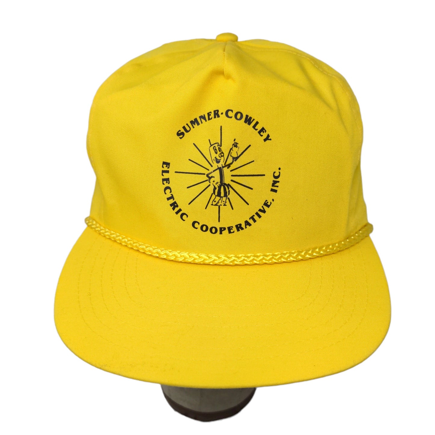 Sumner-Cowley Electric Cooperative Hat Otto Trucker Hat Slideback Yellow OSFA