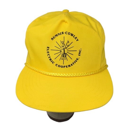 Sumner-Cowley Electric Cooperative Hat Otto Trucker Hat Slideback Yellow OSFA