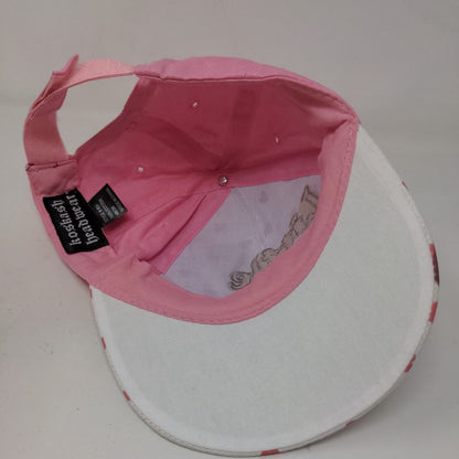 Koskash Headwear Girl's Strapback Hat White Pink 48CM Little Princess Hearts