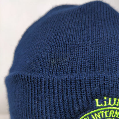 LiUNa International Laborer's Union Local 120 Beanie Hat Blue Embroidered