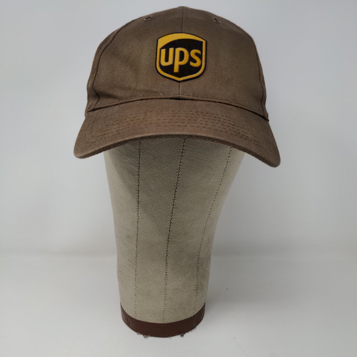 TwinHill Mens Snapback UPS Hat Brown Adjustable Logo PolyCotton
