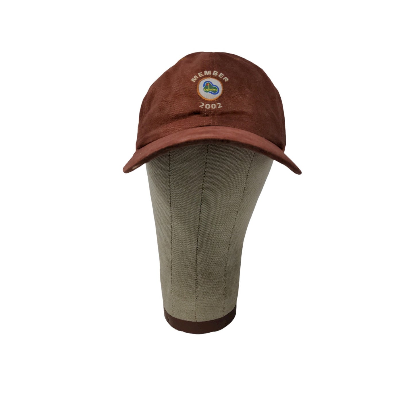 Vintage English Turn Golf Course Hat Slideback Brown Union Made in USA