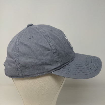 Adidas Men's Slideback Hat Gray Size OSFW Embroidered Trefoil Logo 100% Cotton