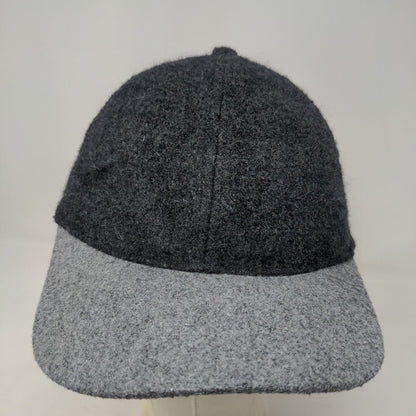Zara Man Men's Stretchy Knit Hat Black Gray Size M 57CM Greatest Embroidered