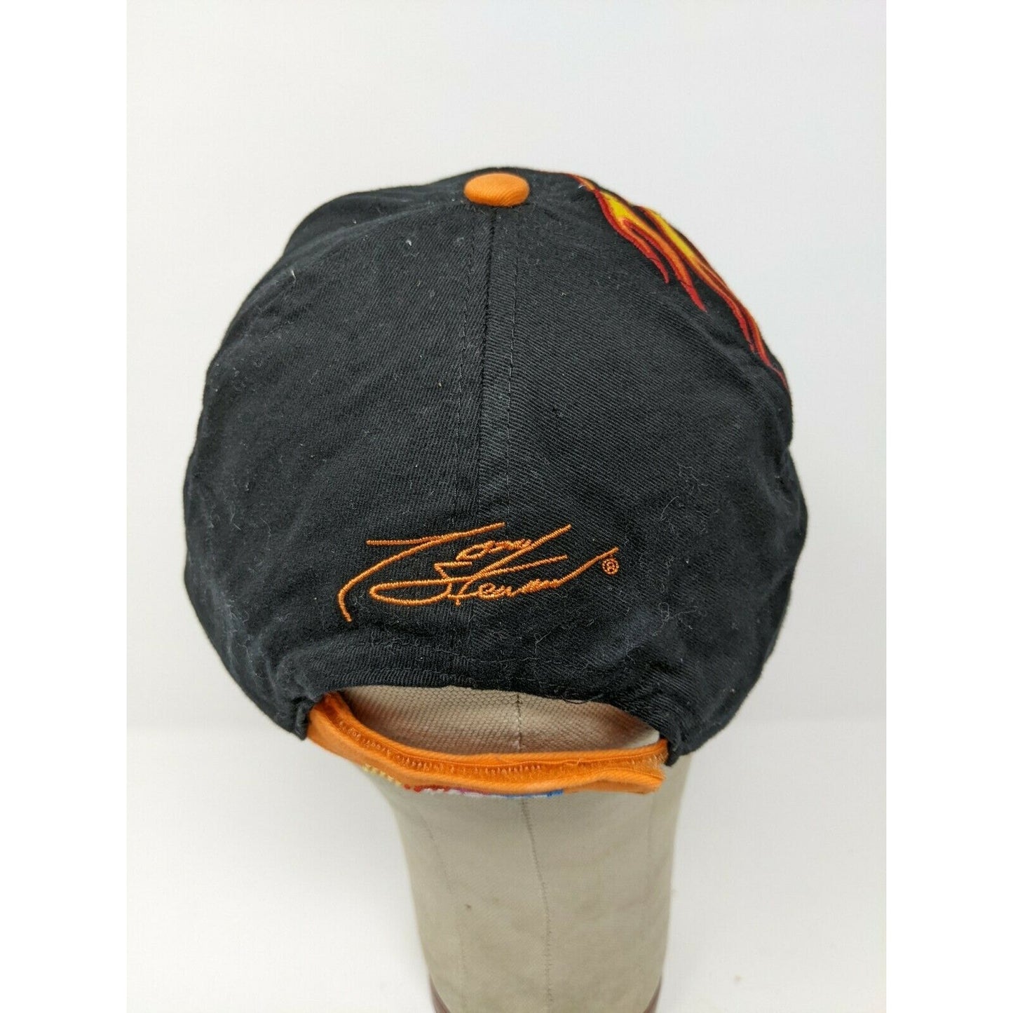 Tony Stewart #20 Strapback Hat Embroidered Flames Winners Circle NASCAR