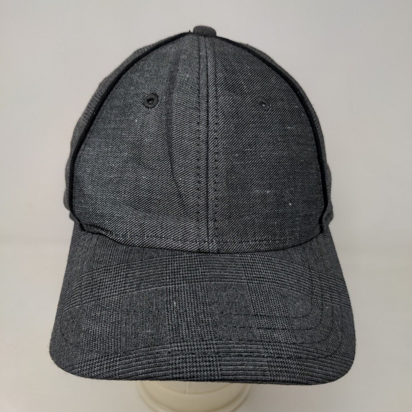 Gentsco Men's Fitted Hat Gray Size L/XL 100% Cotton Embroidered