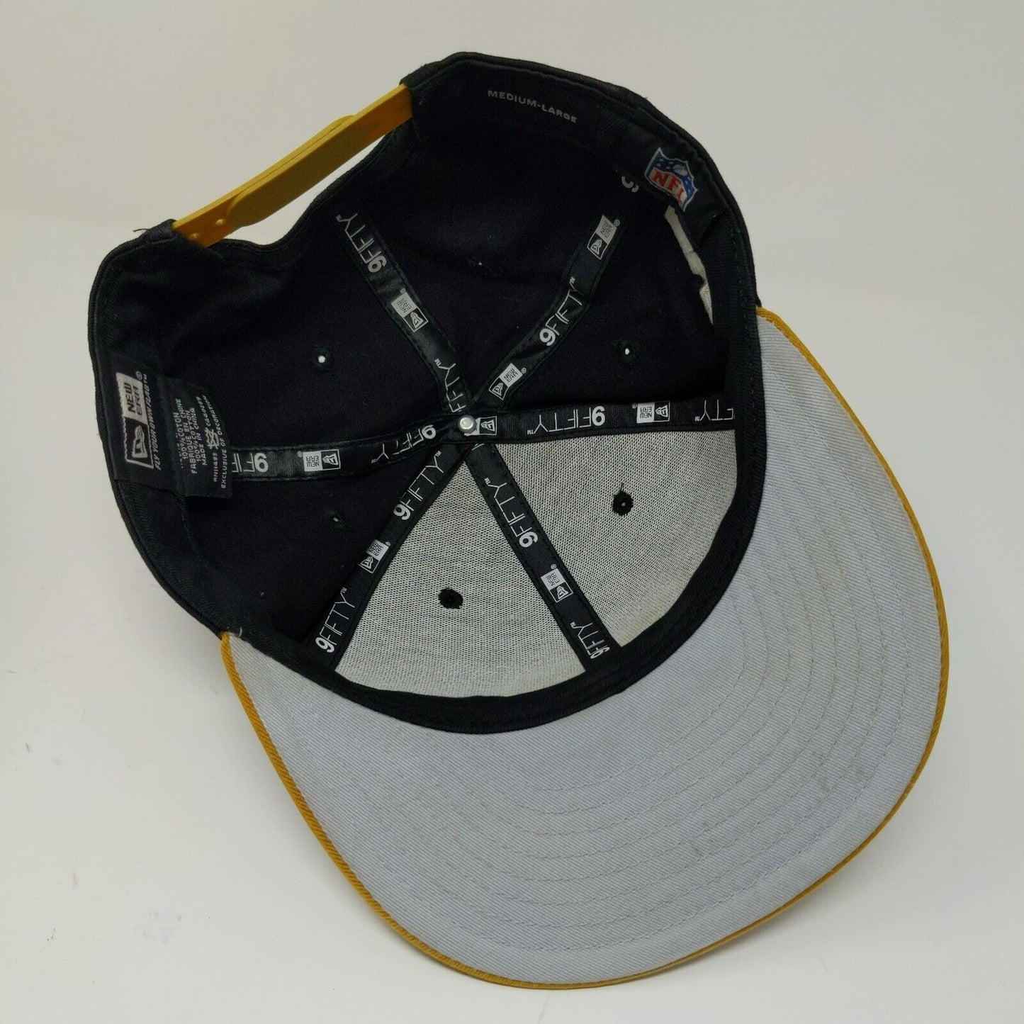 NFL New Orleans Saints Football Black Gold Snapback Hat Cap New Era 59Fifty ADJ