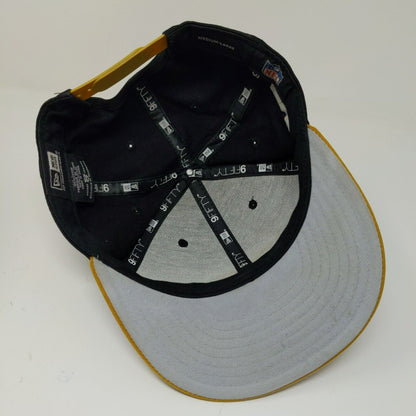 NFL New Orleans Saints Football Black Gold Snapback Hat Cap New Era 59Fifty ADJ