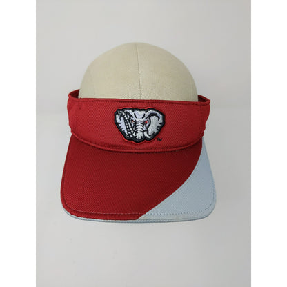 Alabama Crimson Tide Elephant Logo Roll Tide Strapback Hat Embroidered Red White