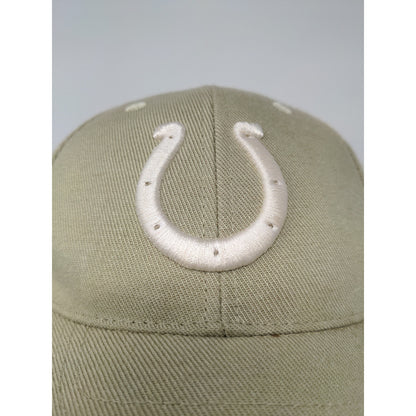 NFL Indianapolis Colts Strapback Hat OSFA Brown Embroidered Horseshoe Logo