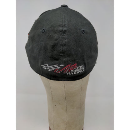 Starter Pro Flex Joe Gibbs Racing Fitted Hat Size M/L Black Embroidered Logo