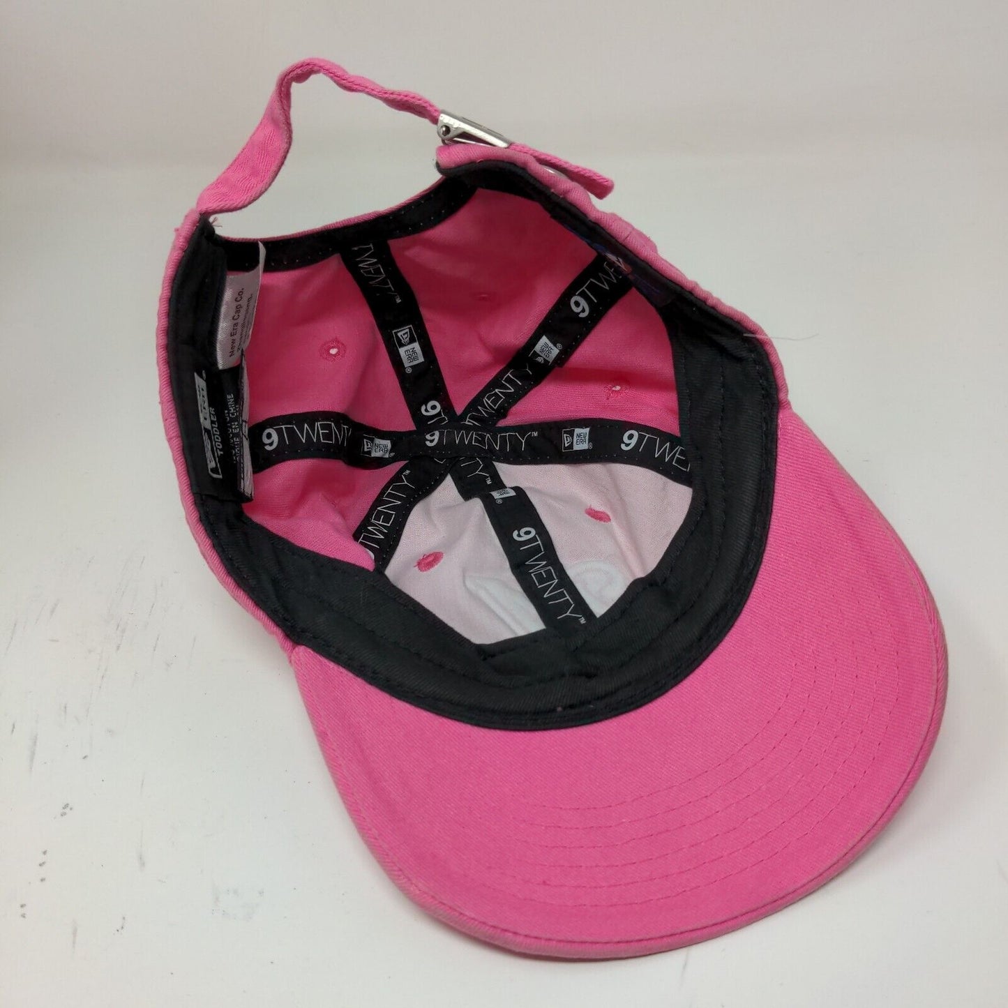 New Era 9twenty Girls Slideback Hat Pink Size Toddler Embroidered Logo