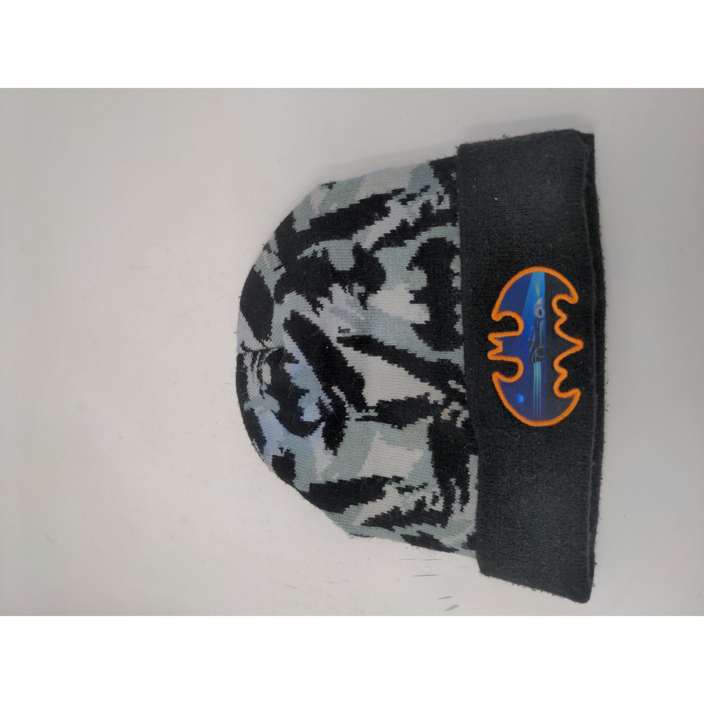 DC Comics Batman Beanie Hat Patch Batmobile Embroidered Logo Colorful