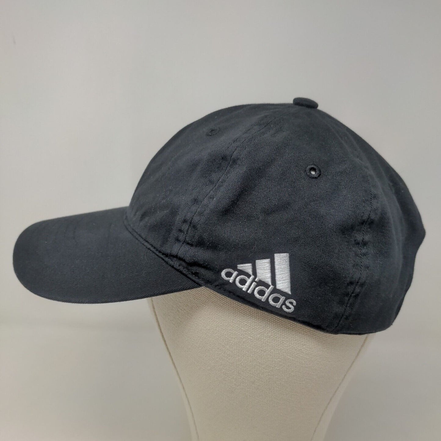 Adidas Men's Slideback Hat Black Size OSFM Embroidered Logo 100% Cotton