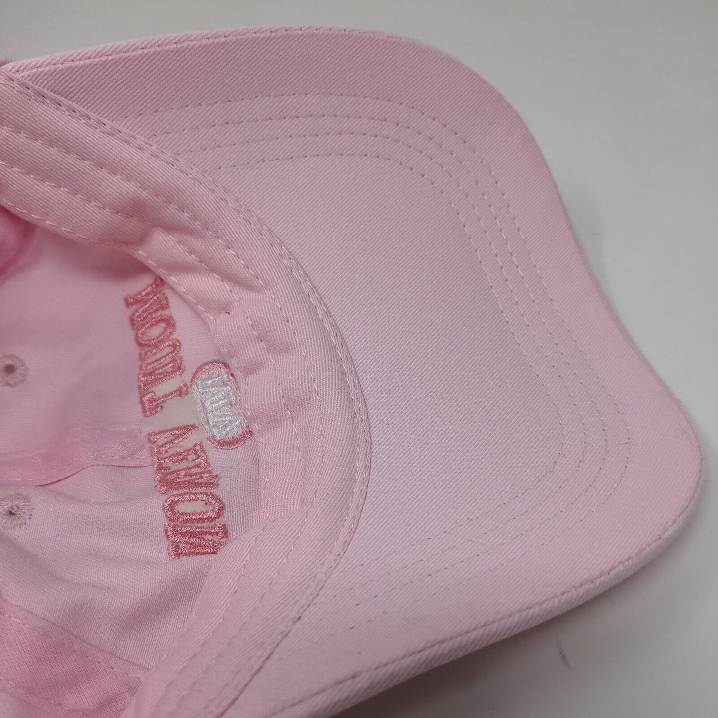 Prairie Mountain Women's Slideback Hat Pink Adjustable Embroidered Mt Vernon