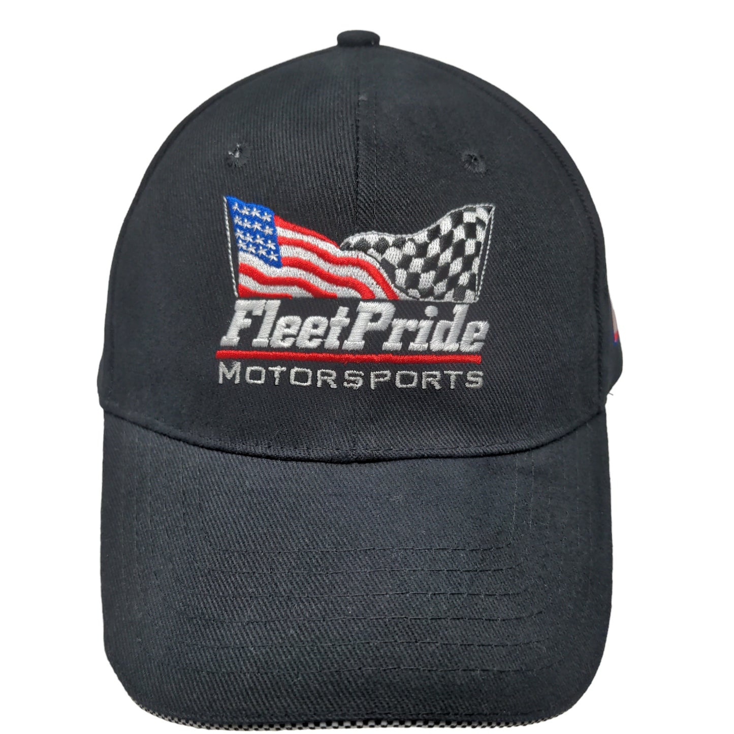 Fleet Pride Motorsports Men's Strapback Hat Black Embroidered #70 Yellow Racing