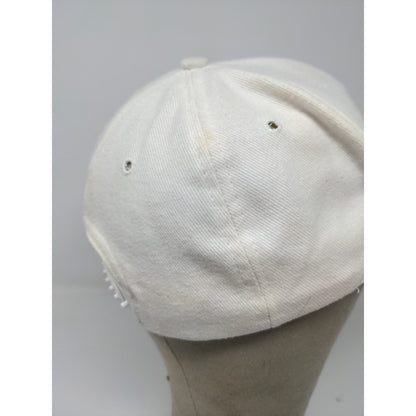 Raceshop Chevrolet Chevy Snapback Hat Adjustable White Autographed