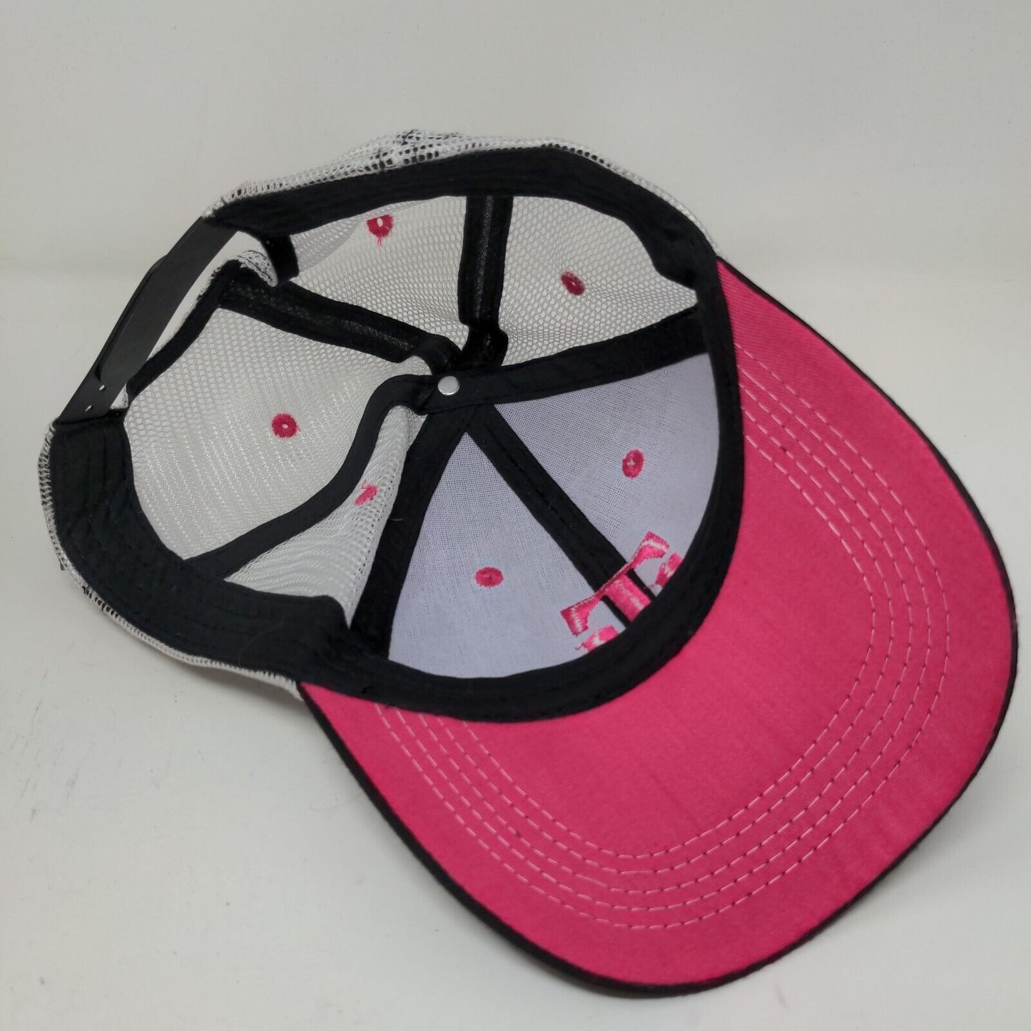 T Mobile Mens Snapback Hat Black Gray Adjustable Mesh Back Embroidered Logo