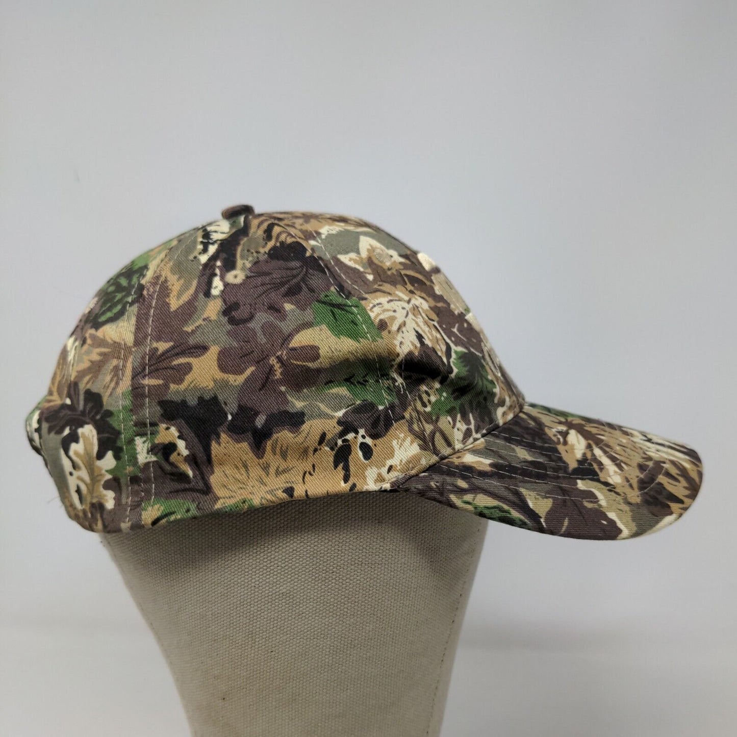 NAPA Outdoors Men's Strapback Camo Hat Green Brown OSFM Embroidered Logo