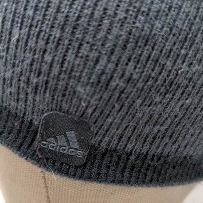 Adidas Climawarm Men's Beanie Hat Cap Black Gray Striped Knit