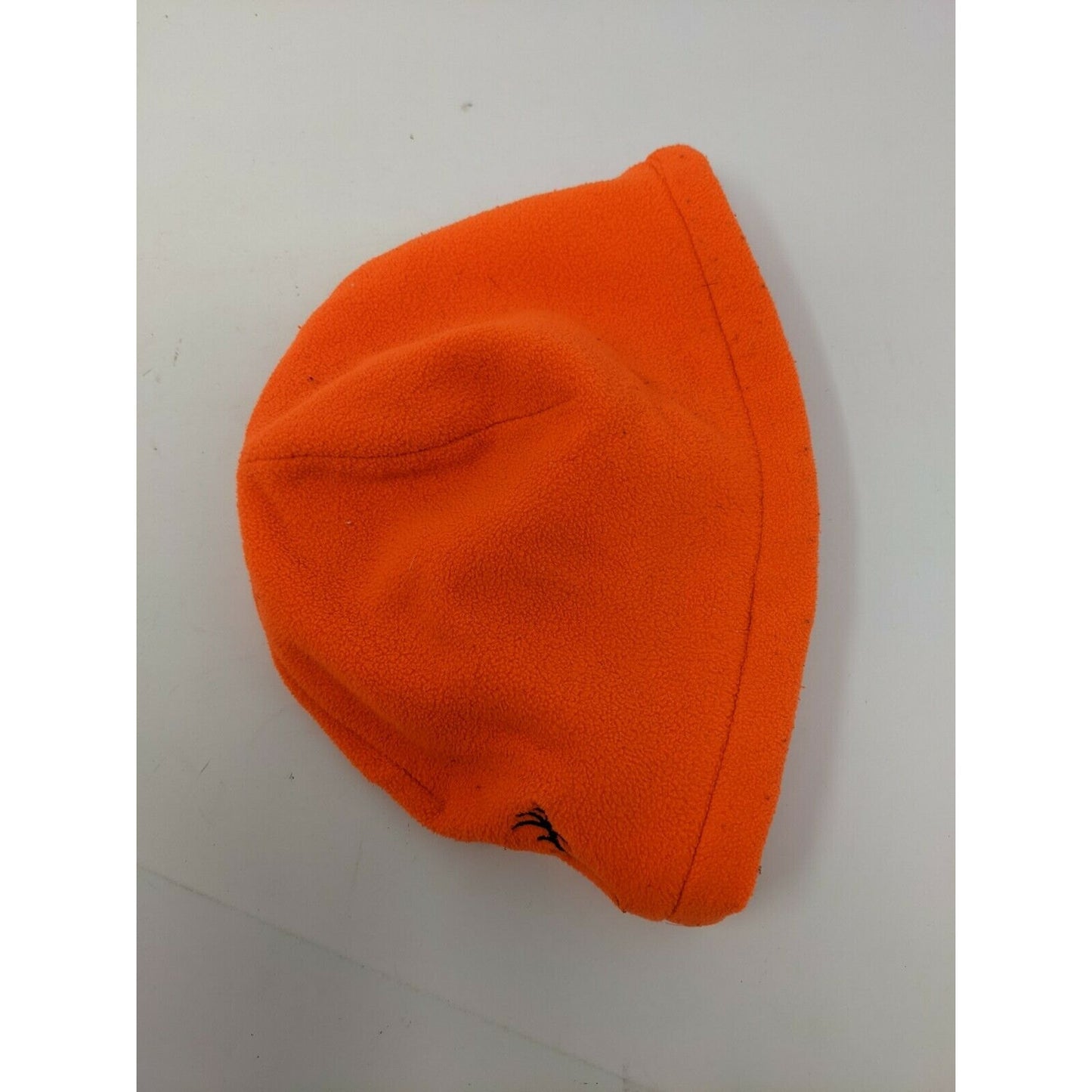 Hot Shot Orange Deer Beanie Hat Soft Warm One Size Fits Embroidered Logo