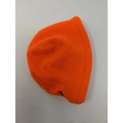 Hot Shot Orange Deer Beanie Hat Soft Warm One Size Fits Embroidered Logo