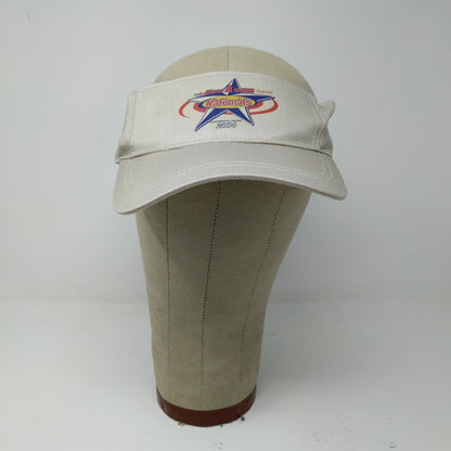 Head To Toe Mens Sun Visor Hat Vintage 2004 Girls Fastpitch Softball Nationals