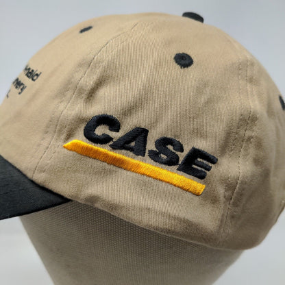 Falcon Men's MacDonald Machinery Case Slideback Hat Tan Adjustable Embroidered