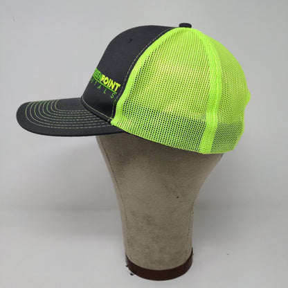 Greenpoint Metals Port Authority Green Gray Snapback Meshback Hat Cap Adjustable