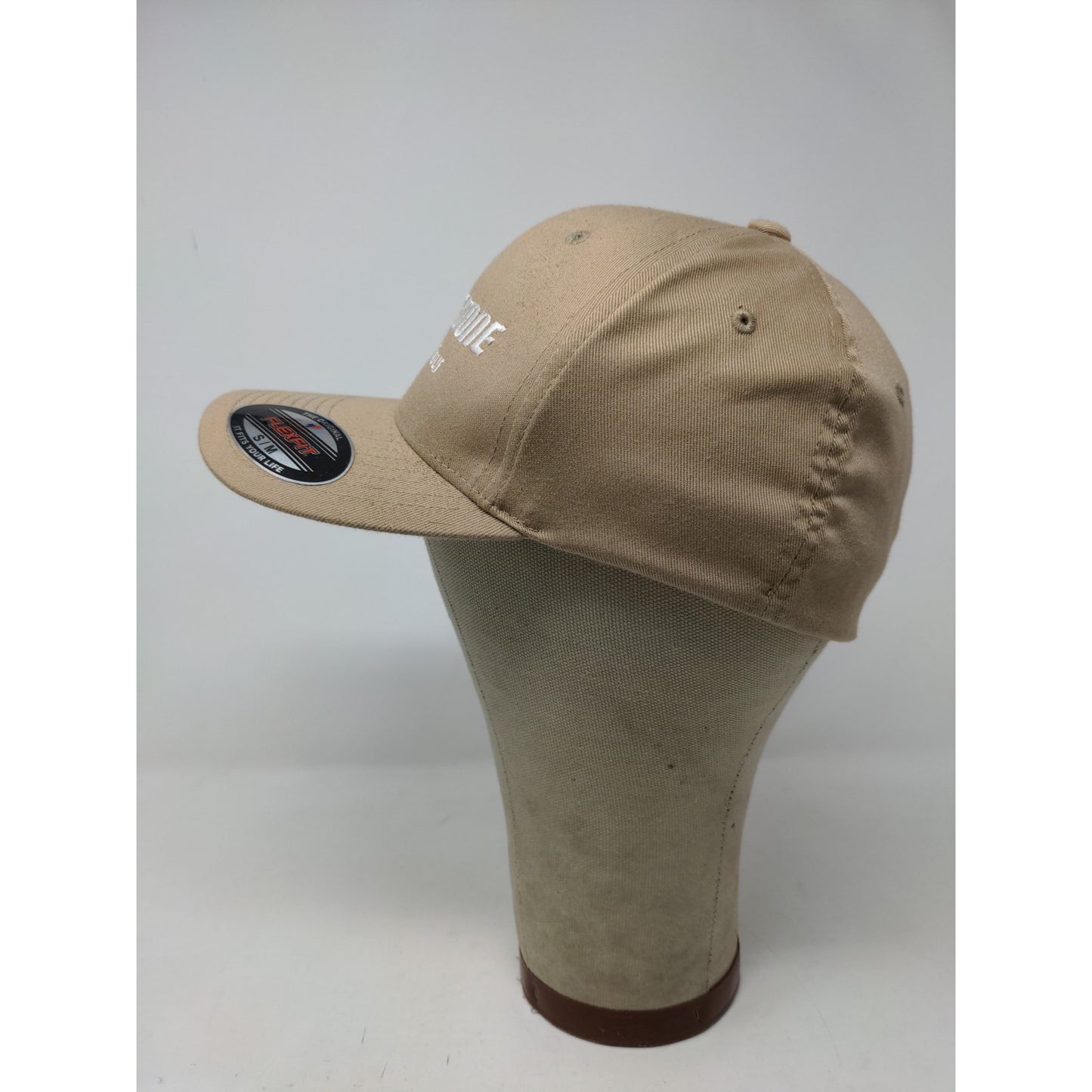 Flexfit Bridgestone Junior Golf Tour Lids Hat Size S-M Brown Tan
