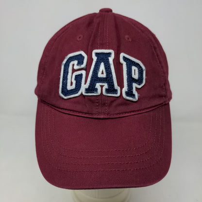 GAP Kids Boy's Strapback Hat Red Burgundy Size L/XL 100% Cotton Embroidered