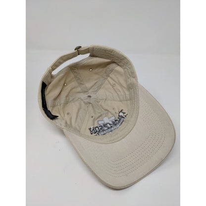 Thompson University Slideback Hat Cream Embroidered Logo Adjustable