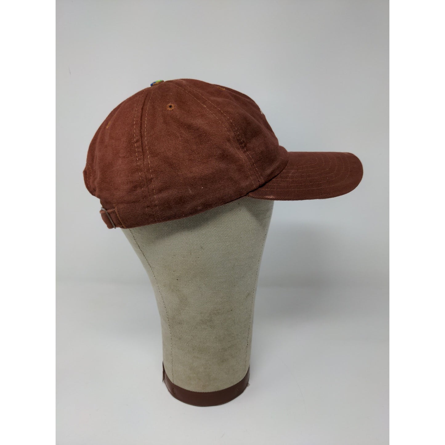 Vintage English Turn Golf Course Hat Slideback Brown Union Made in USA