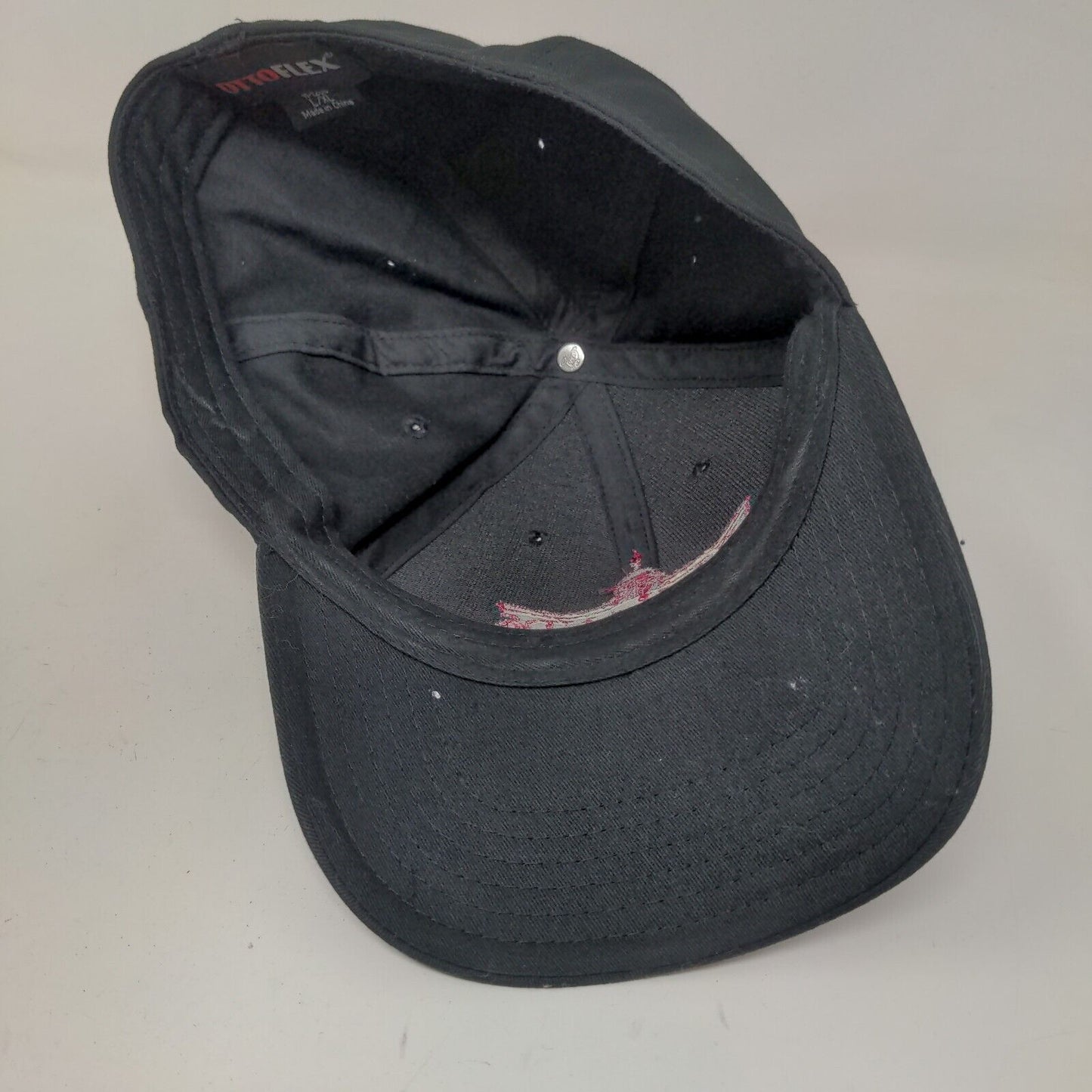 OttoFlex Men's Fitted Hat Black Size L/XL Embroidered Highlands at Wyomissing