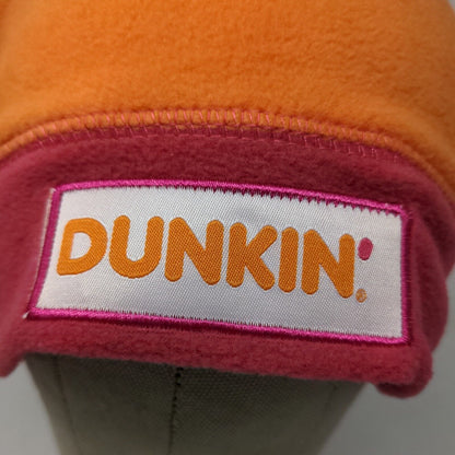 Dunkin' Donuts Men's Beanie Hat Pink Orange Thanksgiving Day Embroidered Logo