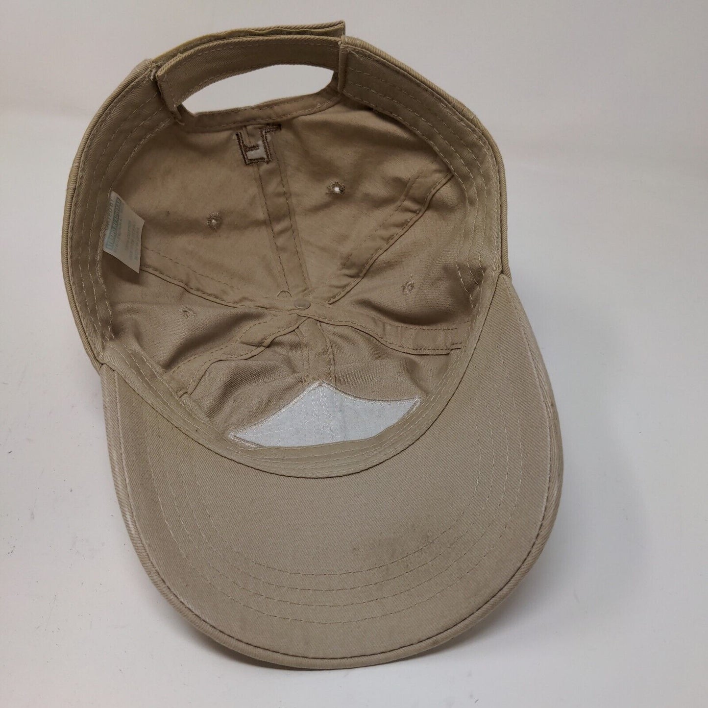 Unbranded Men's Panama City Beach FL Strapback Hat Tan OSFA Embroidered Logo