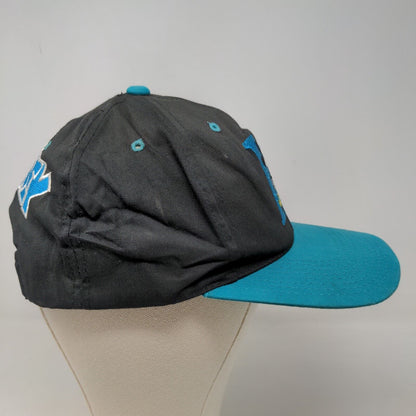 Mickey Unlimited Men's Snapback Hat Blue Black Adjustable Embroidered Logo