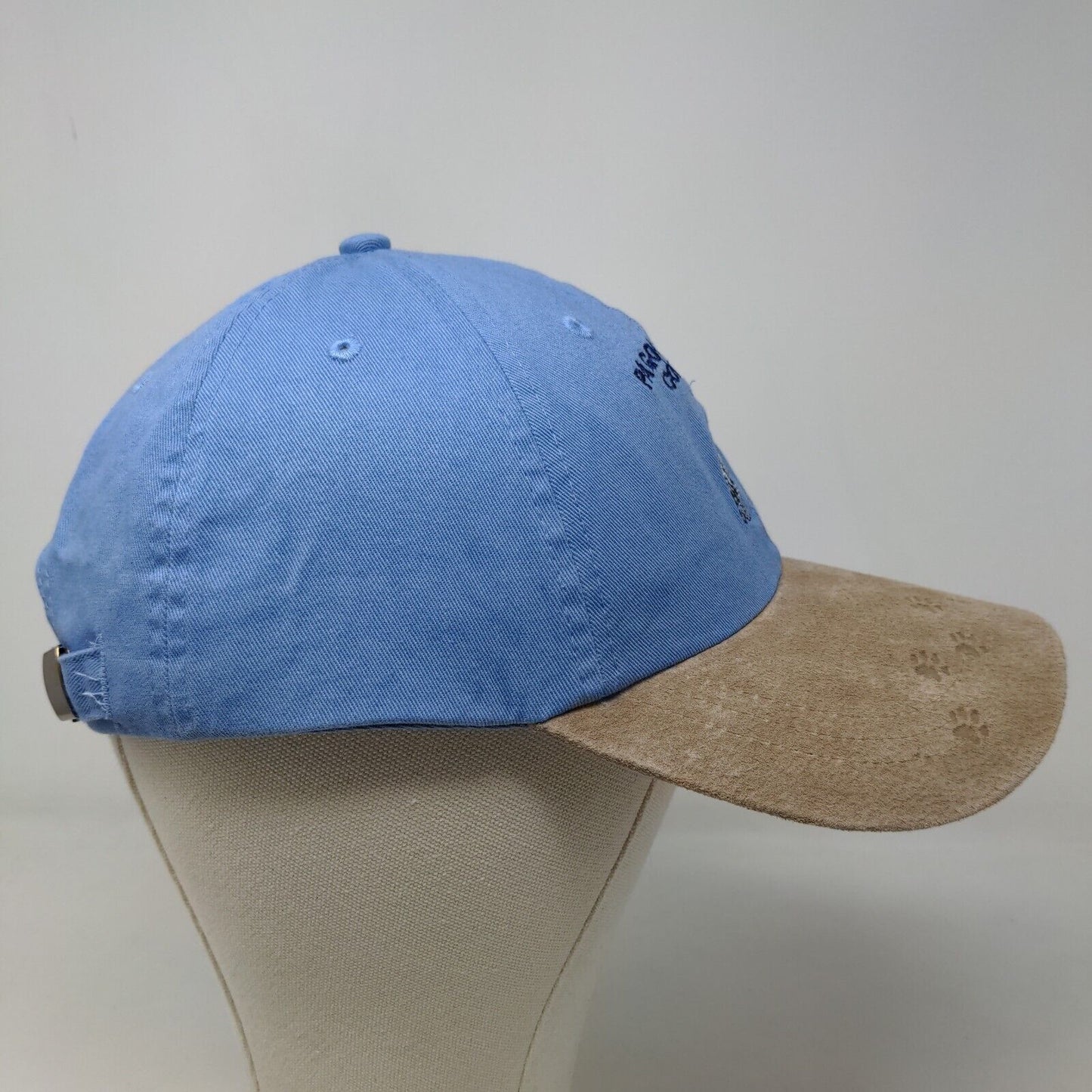 Pagosa Spring Colorado Men's Slideback Hat Blue Adjustable Embroidered Logo