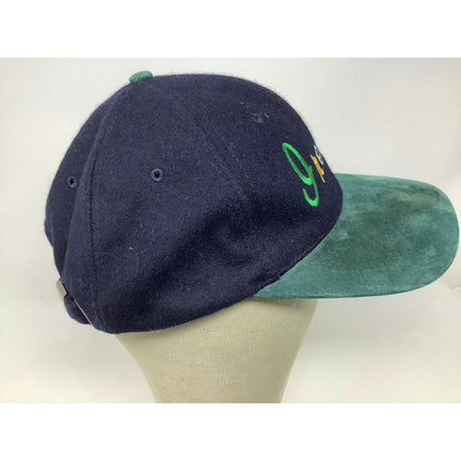 Ireland Hat Slideback 65% Wool Size 57CM Adjustable Green Blue
