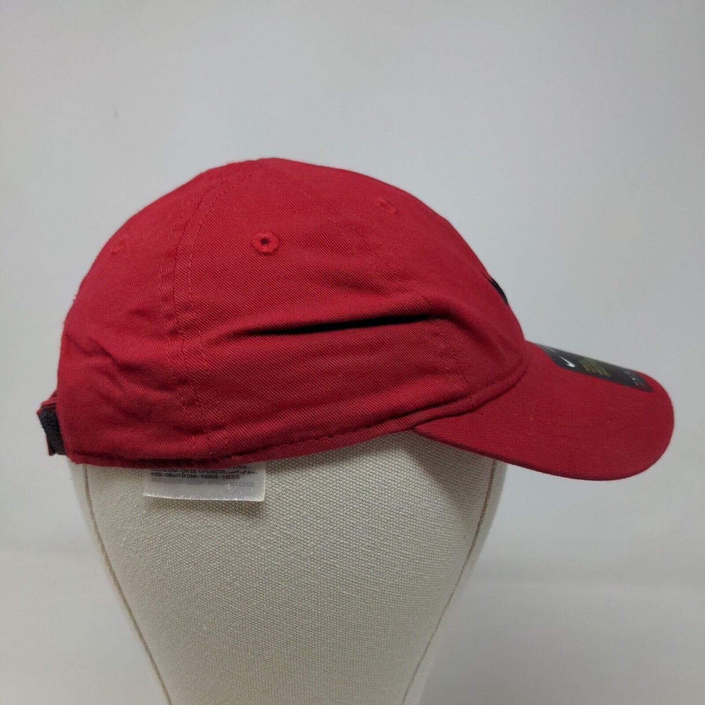 Nike Boys Toddler Strapback Hat Red Adjustable Embroidered Swoosh Logo W/Tags