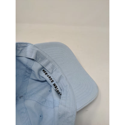 Wembley Ask Your Mother Slideback Hat Size OS Blue Embroidered Spell Out