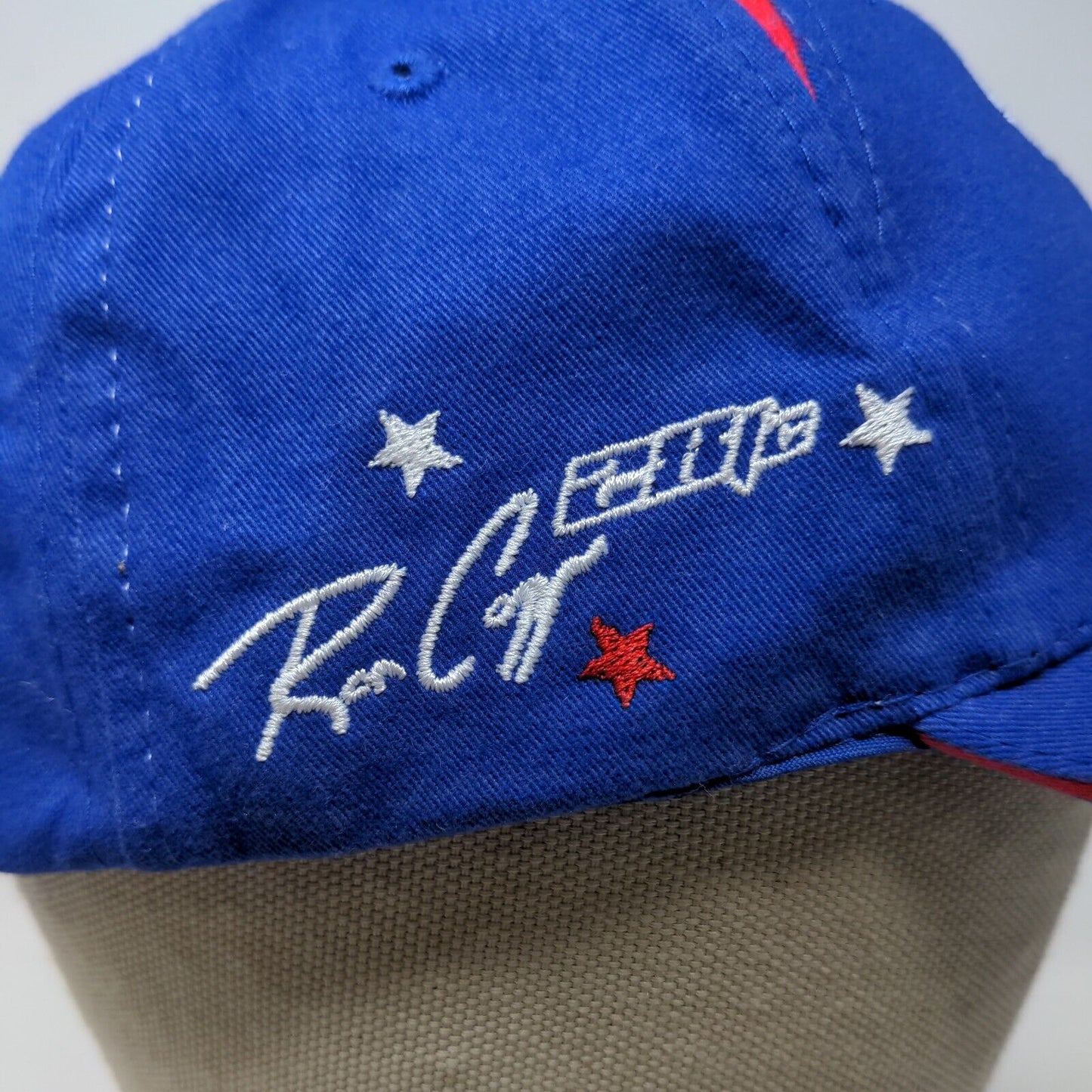 Napa Racing Men's Strapback Hat Blue OSFM Embroidered Logo Fallen Heroes Fund