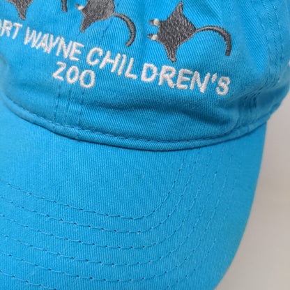 Jacobson Boys Strapback Hat Blue Fort Wayne Children's Zoo Embroidered Logo