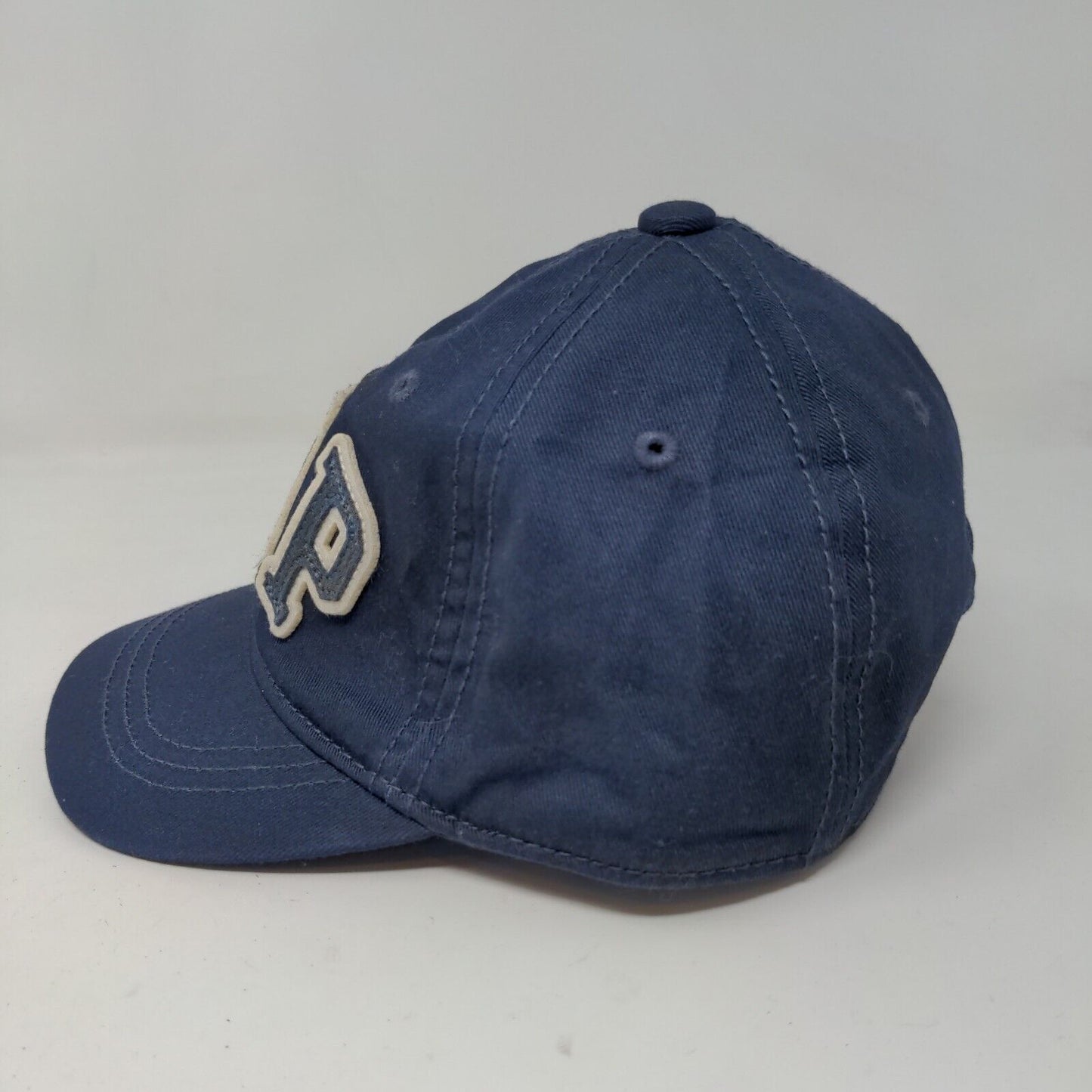 Baby GAP Boy's Stretchy Hat Blue Size S/M 100% Cotton Patch Logo