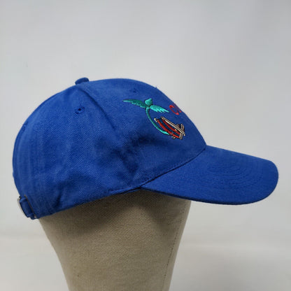 Curaco Men's Slideback Hat Blue Embroidered Logo Caribbean Beach