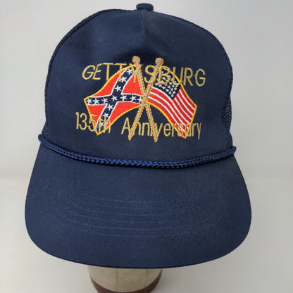 Sportsman Men's Snapback Mesh Back Hat Gettsysburg 135th Anniversary Embroidered