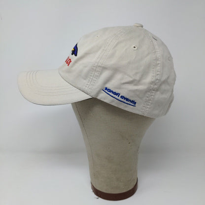 Racing for Kids Mens Strapback Hat Beige Adjustable Embroidered Car Logo